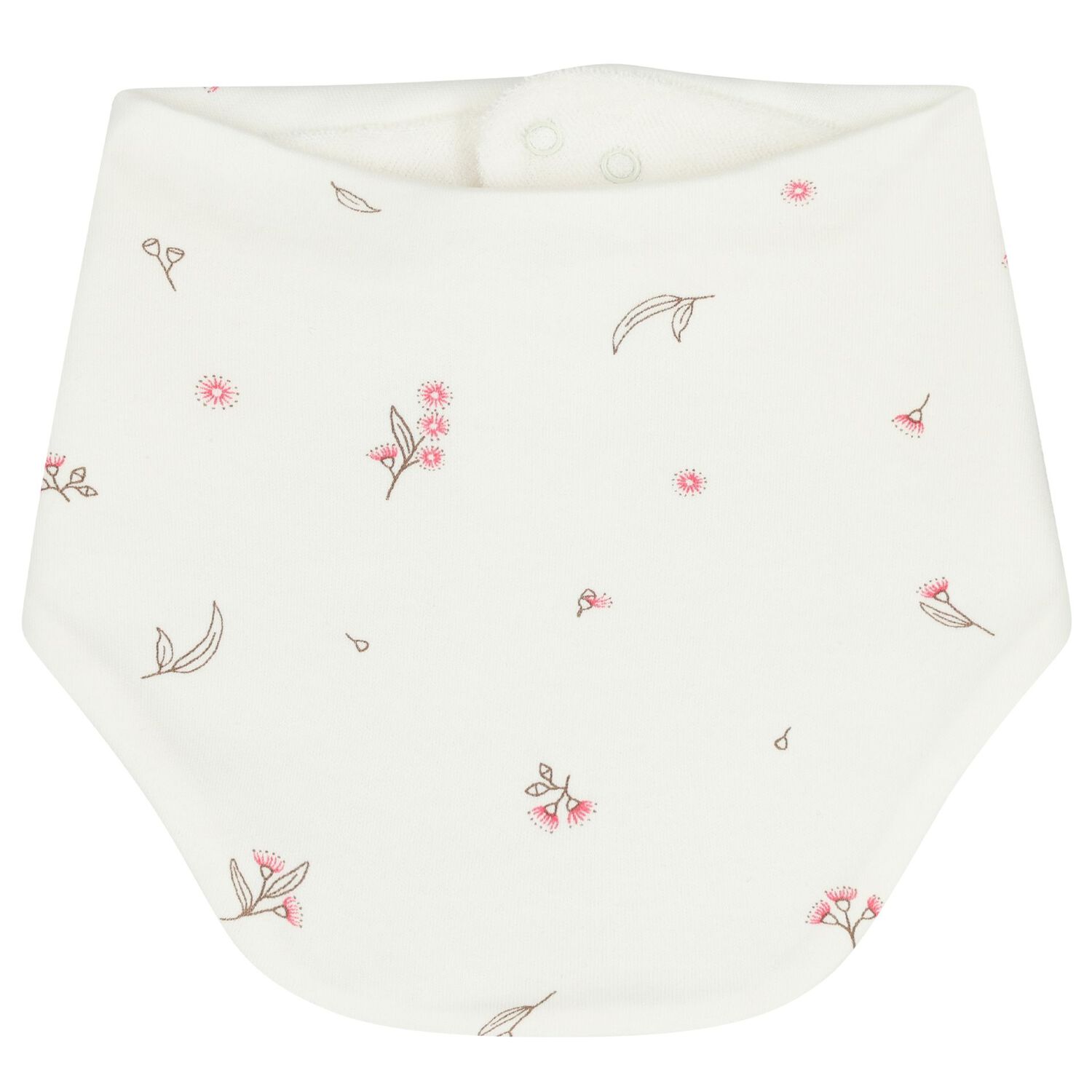 Baby Girls White & Pink Bibs ( 2 Pack ), 2, hi-res