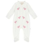 Baby Girls Ivory Roses Babygrow Set, 2, hi-res