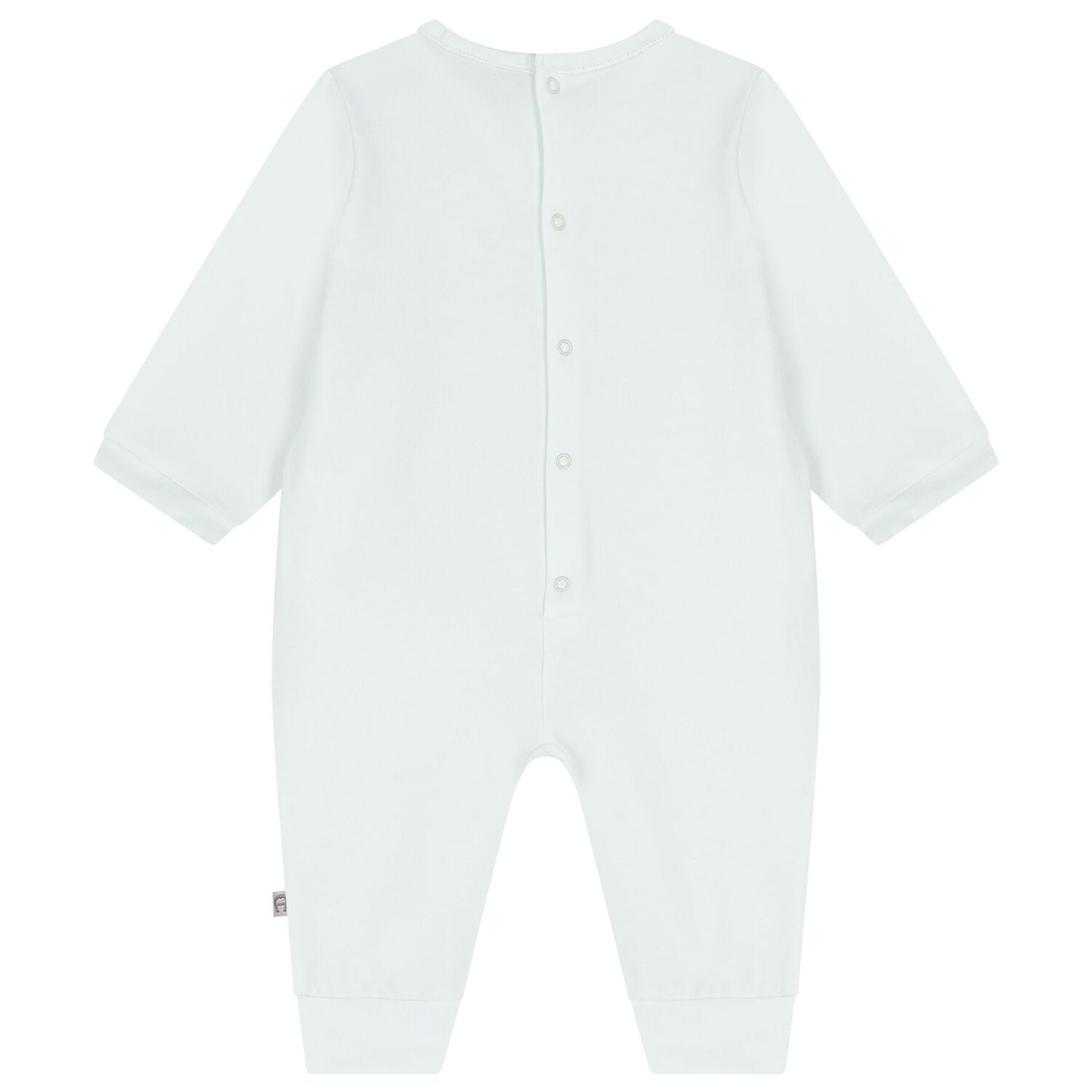 Baby Boys Blue & Gold Logo Romper, 3, hi-res