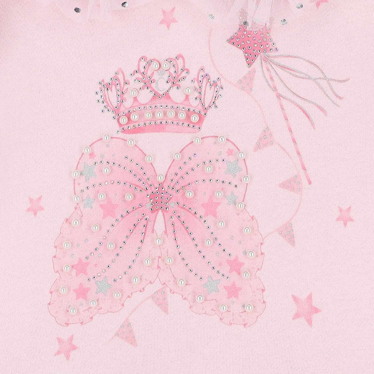 Girls Pink Ruffle Tulle Dress, 2, hi-res