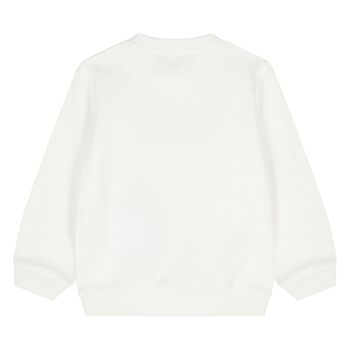 Younger White Popcorn Logo Sweatshirt