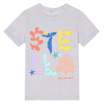 Girls Multi-Colored Logo T-Shirt