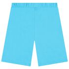 Boys White & Blue Nasa Shorts Set, 1, hi-res