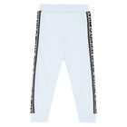 Younger Boys Blue Logo Tracksuit Set, 1, hi-res