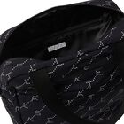 Black Logo Baby Changing Bag, 2, hi-res