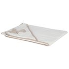 Baby Boys White Rabbit Hooded Towel, 1, hi-res