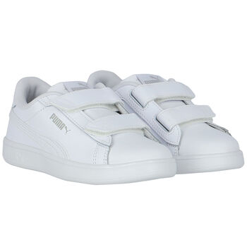 White Logo Trainers