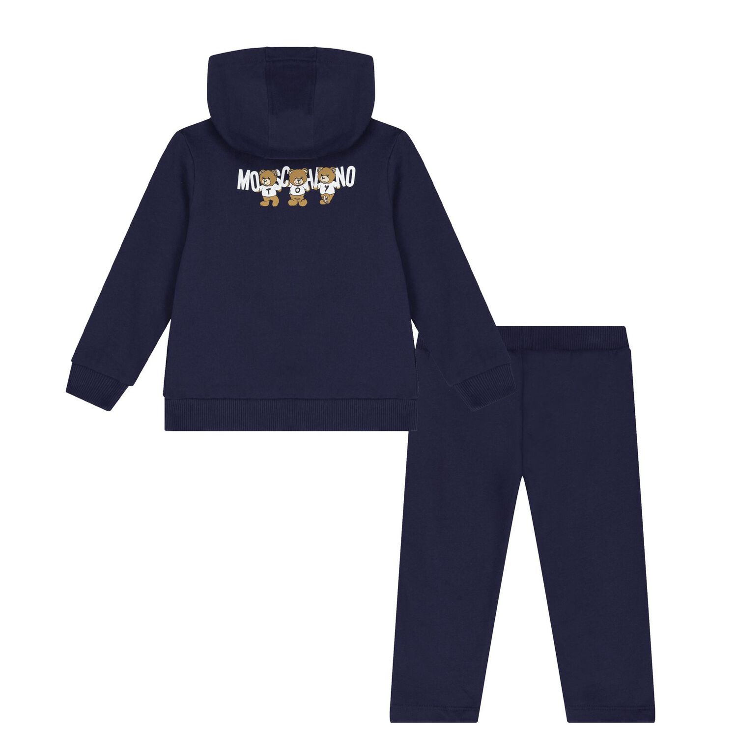 Navy Blue Teddy Bear Logo Tracksuit, 2, hi-res