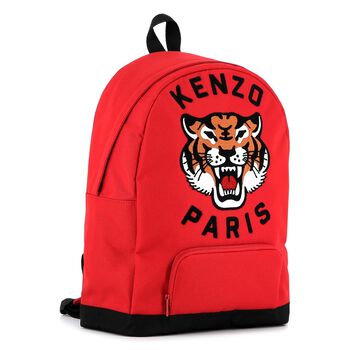 Red Tiger Logo Backpack