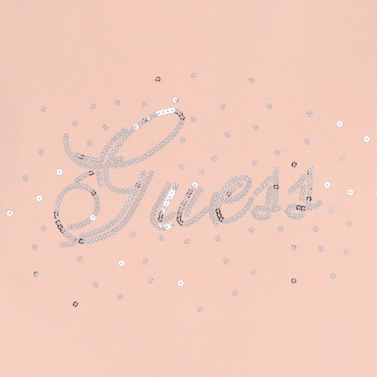 Girls Pink Logo Dress, 2, hi-res