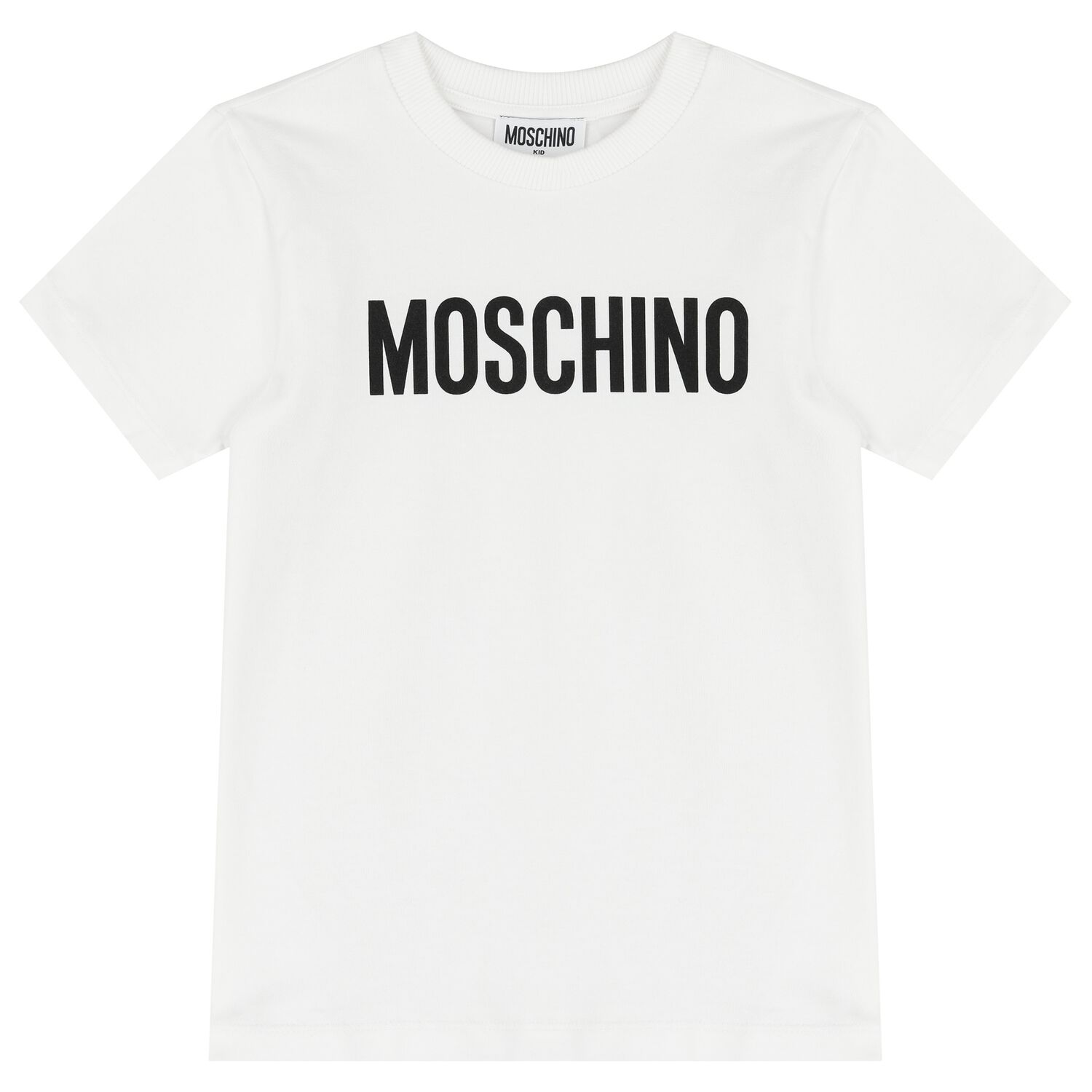 تيشيرت  بالشعار باللون الابيض للأولاد و البنات, 1, hi-res image number null