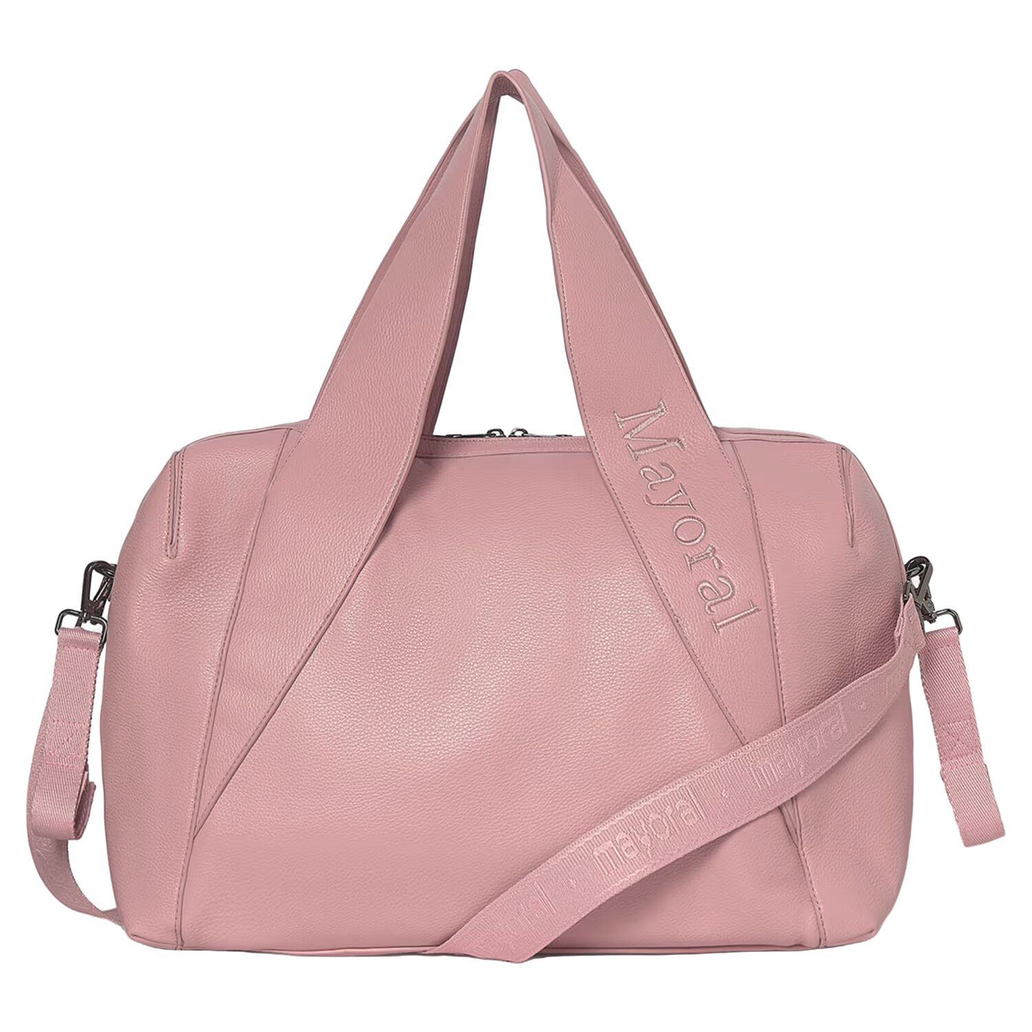 Baby Girls Pink Logo Changing Bag ( 27cm ), 1, hi-res