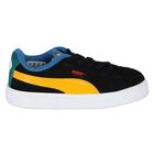 Boys Black Suede Garfield AC Inf Trainers, 1, hi-res