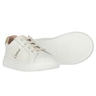 Girls Ivory Logo Trainers, 1, hi-res