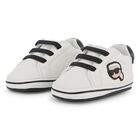 Baby Boys White Ikonik Karl Pre Walker Shoes, 1, hi-res