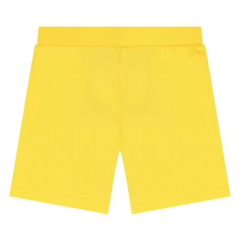 Younger Yellow Teddy Bear Logo Shorts