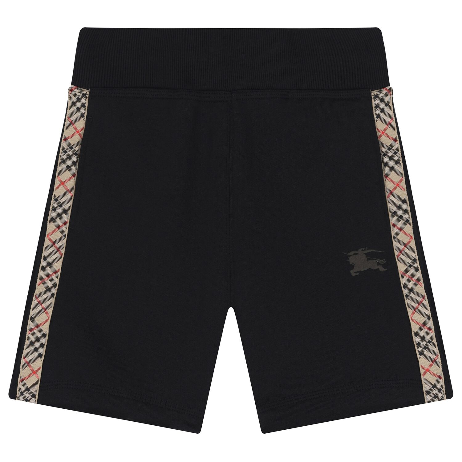 Boys Black EKD Logo Shorts, 1, hi-res image number null