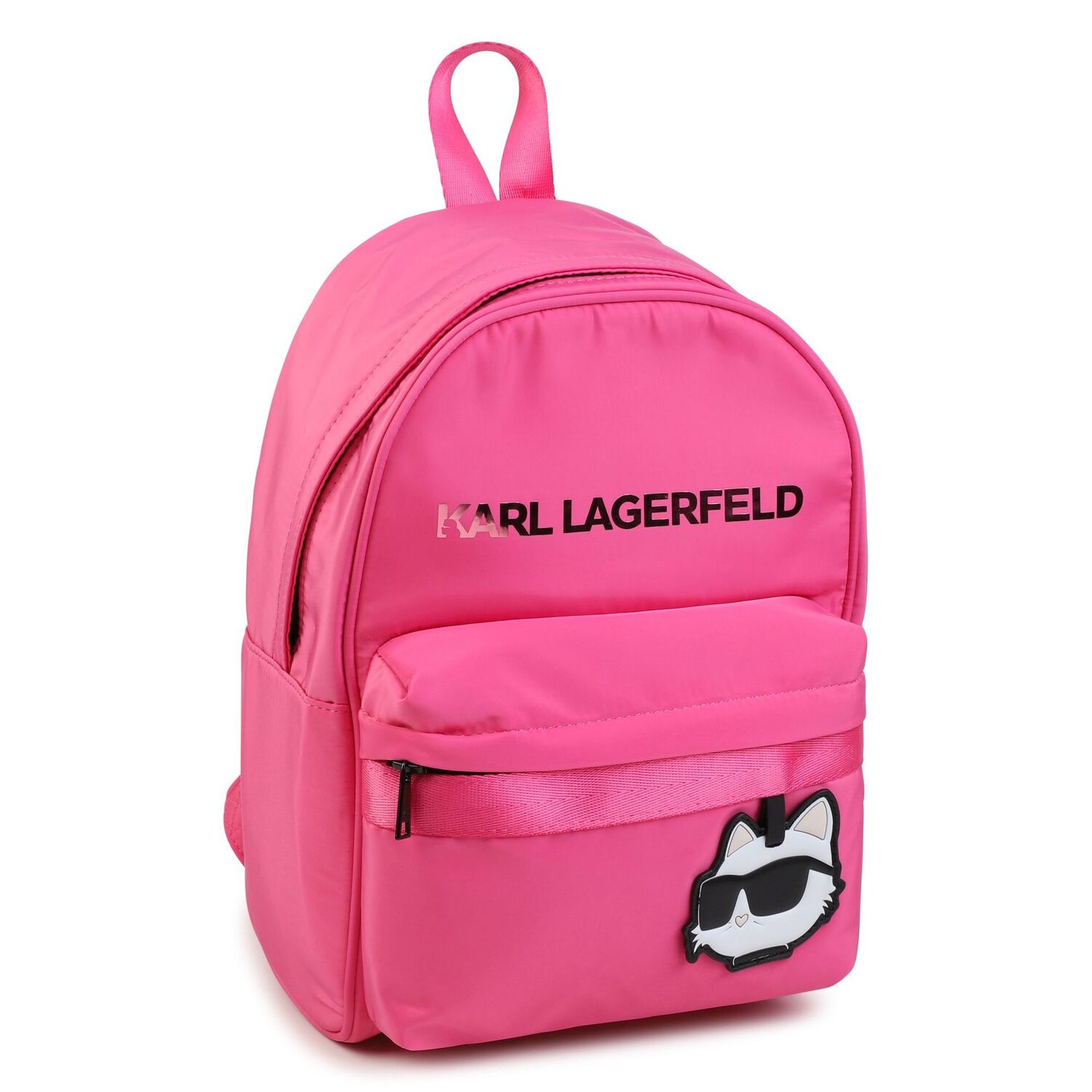 Girls Pink Logo Back Pack, 1, hi-res