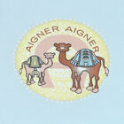 Baby Boys Blue & White Camel Babygrow, 1, hi-res