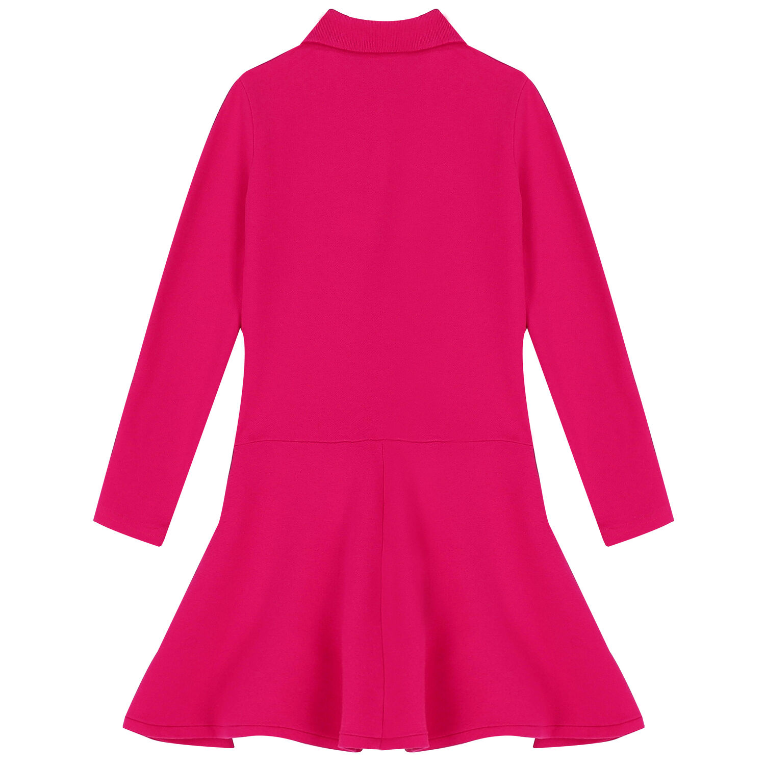 فستان بولو بالشعار باللون الزهري, 1, hi-res image number null