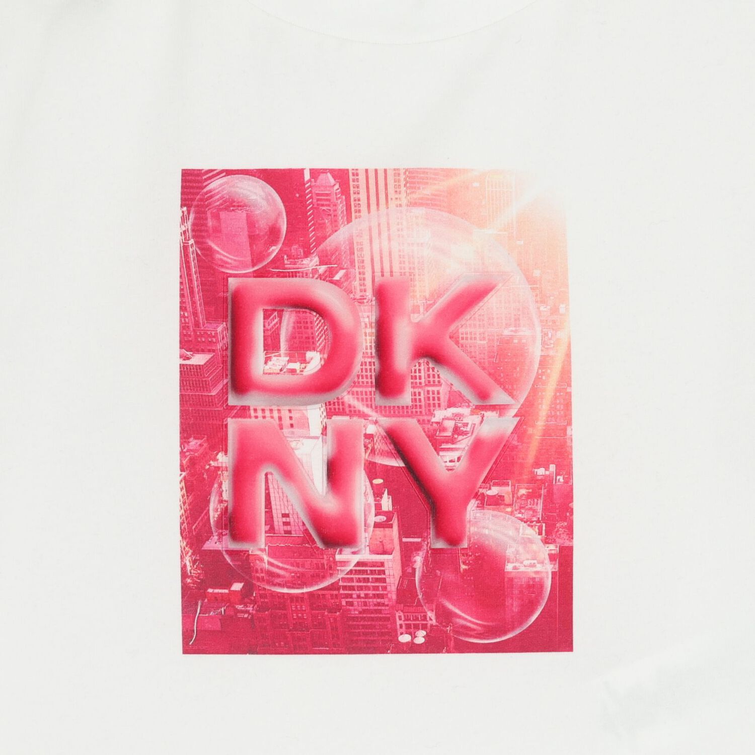 Girls White Logo T-Shirt, 2, hi-res
