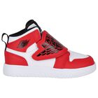 Black, Red & White Sky Jordan 1 Trainers, 4, hi-res