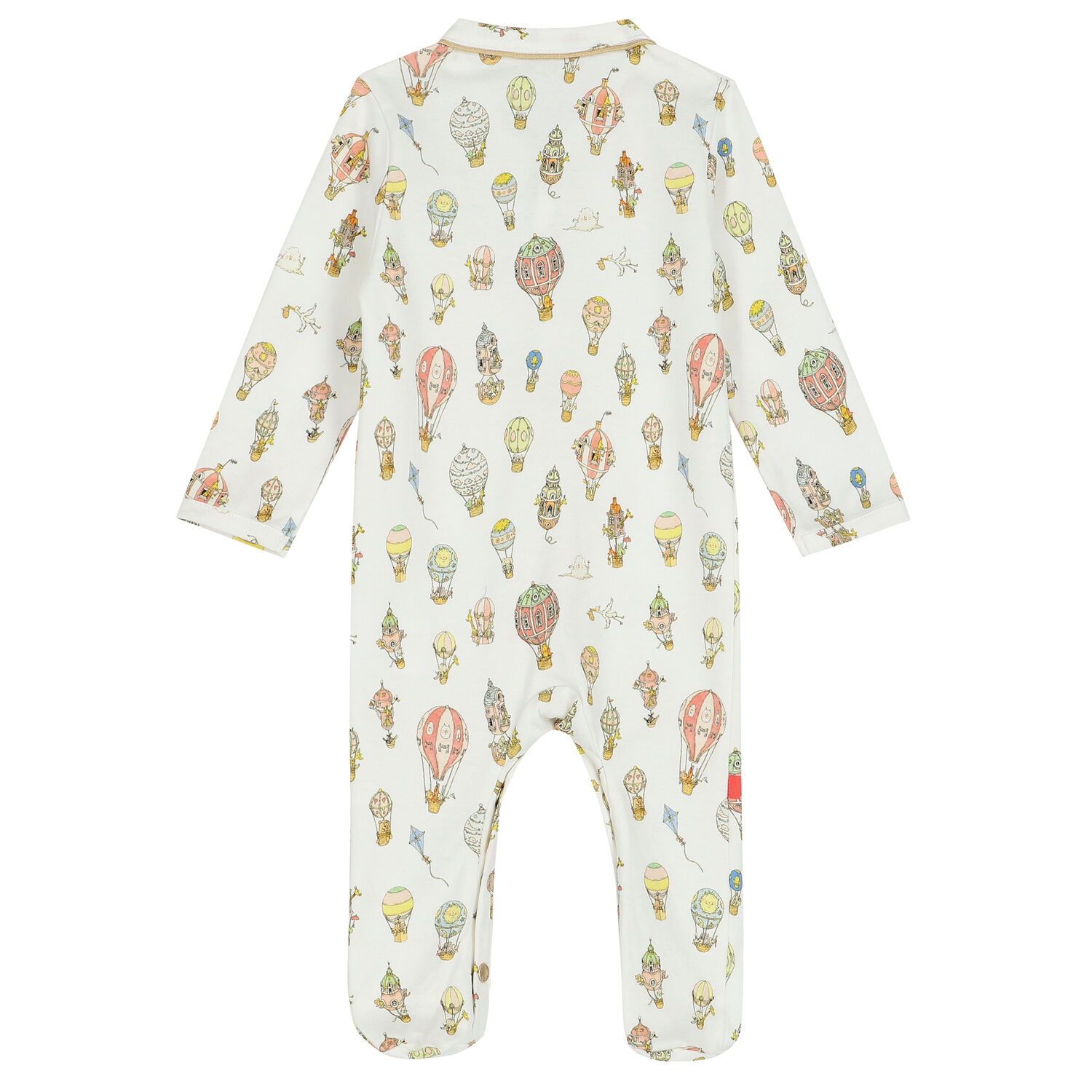Ivory Hot Air Balloons Babygrow, 1, hi-res image number null