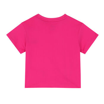 Girls Pink Logo T-Shirt