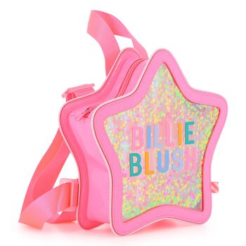 Girls Pink Star Backpack