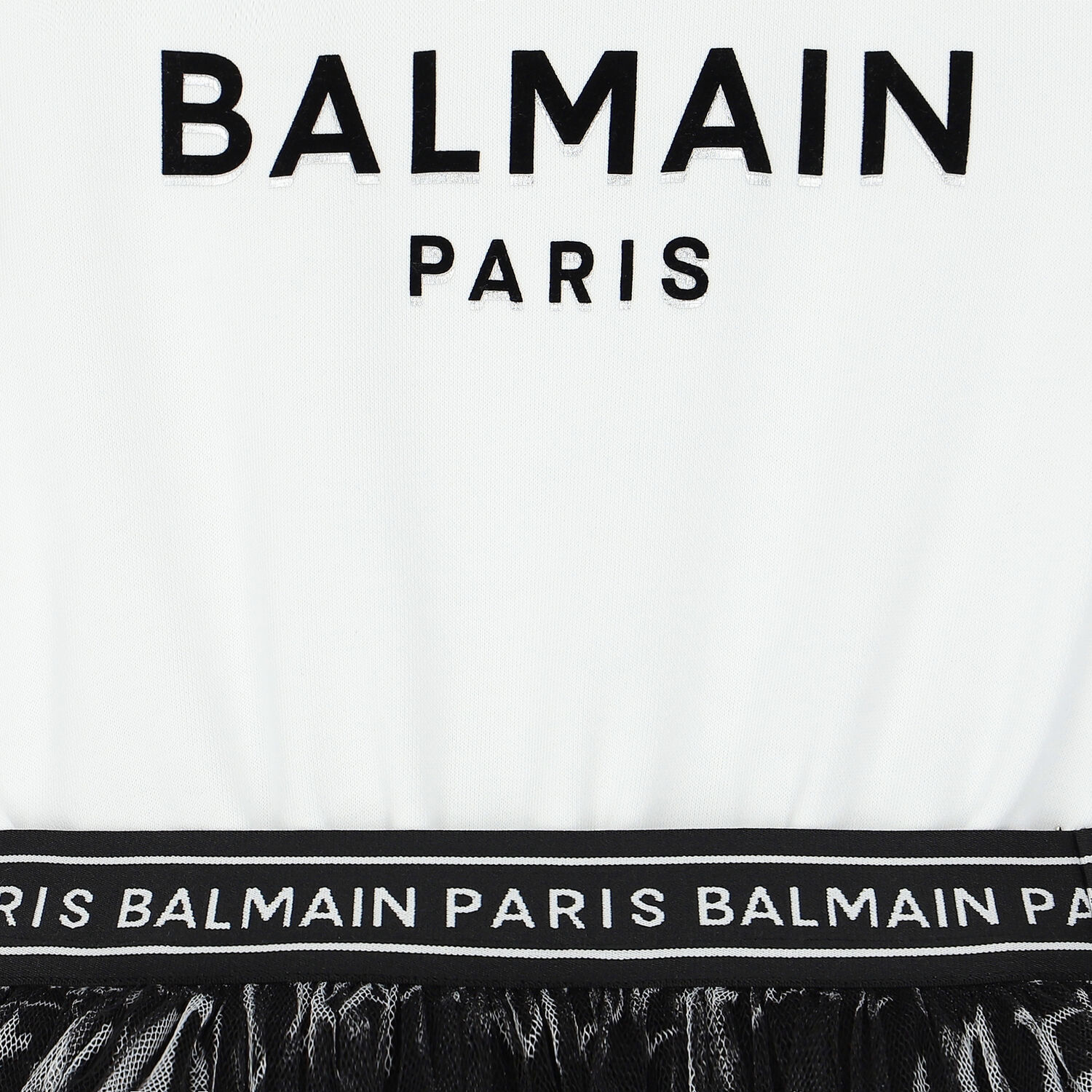 فستان بالشعار باللون الأبيض والأسود, 1, hi-res