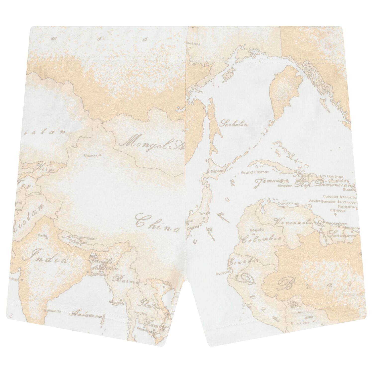White & Beige Geo Map Babygrow Gift Set, 1, hi-res