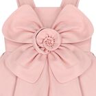 Girls Pink Flower Organza Dress, 1, hi-res