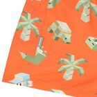 Boys Orange Swim Shorts, 1, hi-res