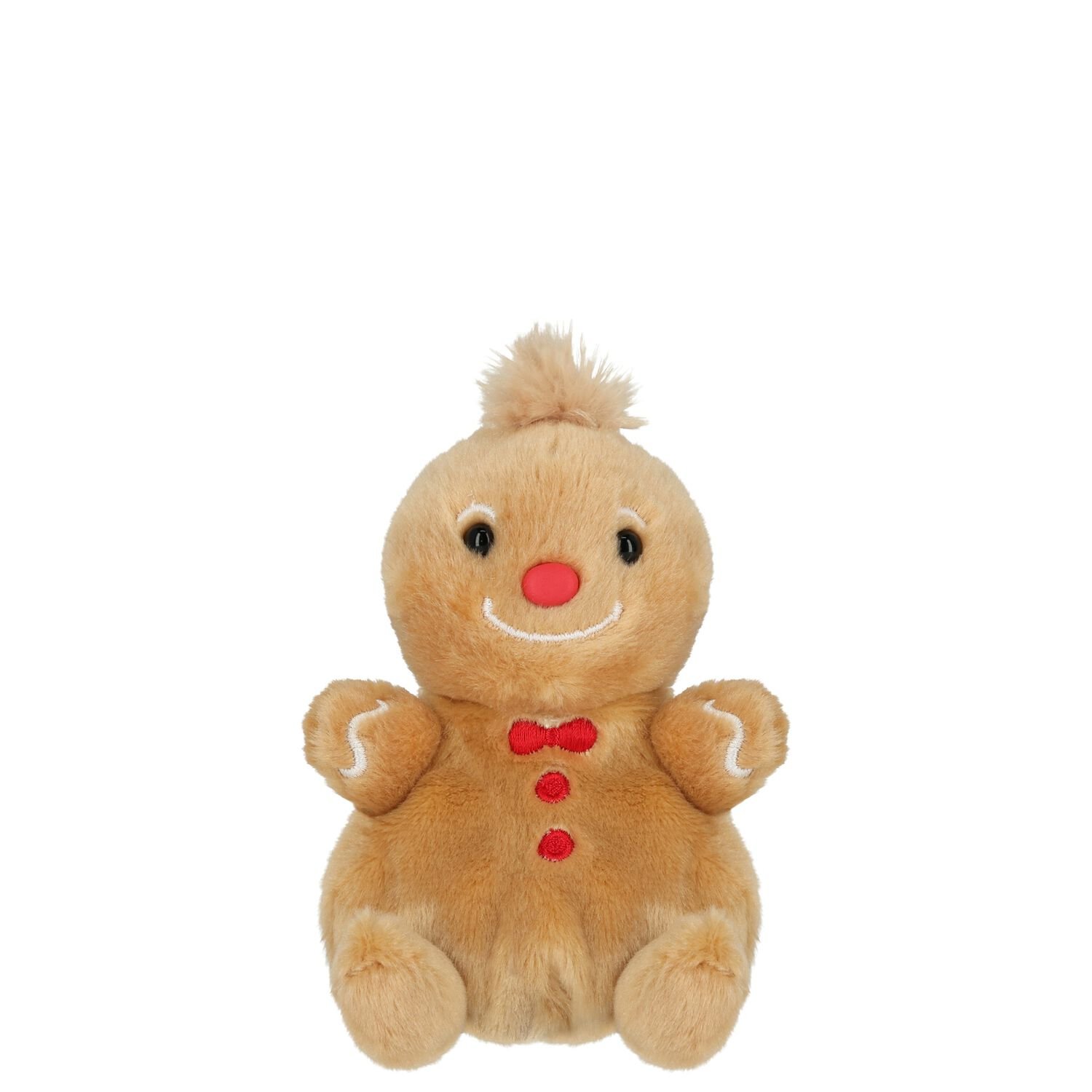 Beige Gino Gingerbread Baby Soft Toy ( 12cm ), 1, hi-res