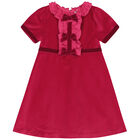 Girls Pink Ruffled Dress, 1, hi-res