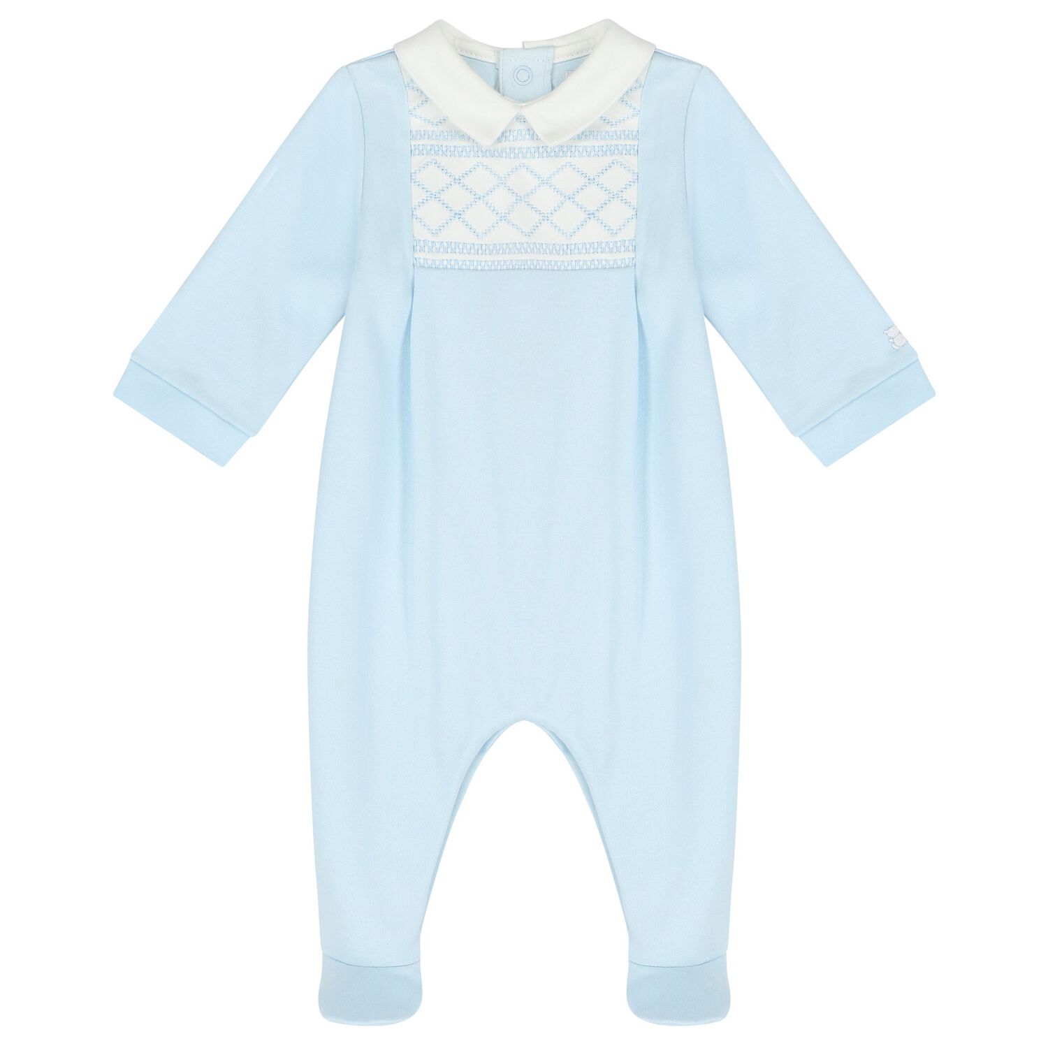 Baby Boys Blue Babygrow, 1, hi-res image number null