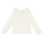 طقم تنورة بنات باللون العاجي و الوردي, 1, hi-res