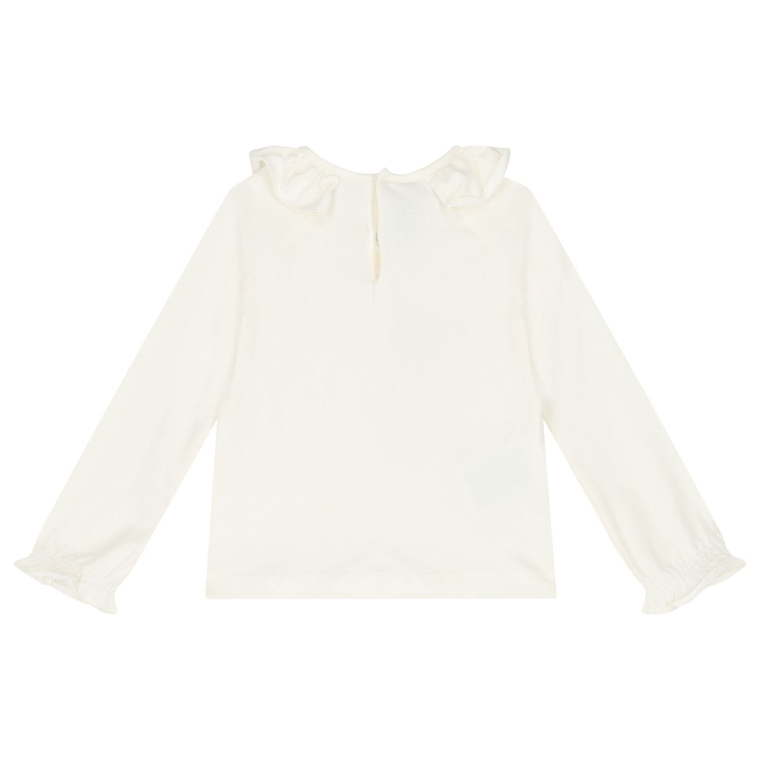 طقم تنورة بنات باللون العاجي و الوردي, 1, hi-res