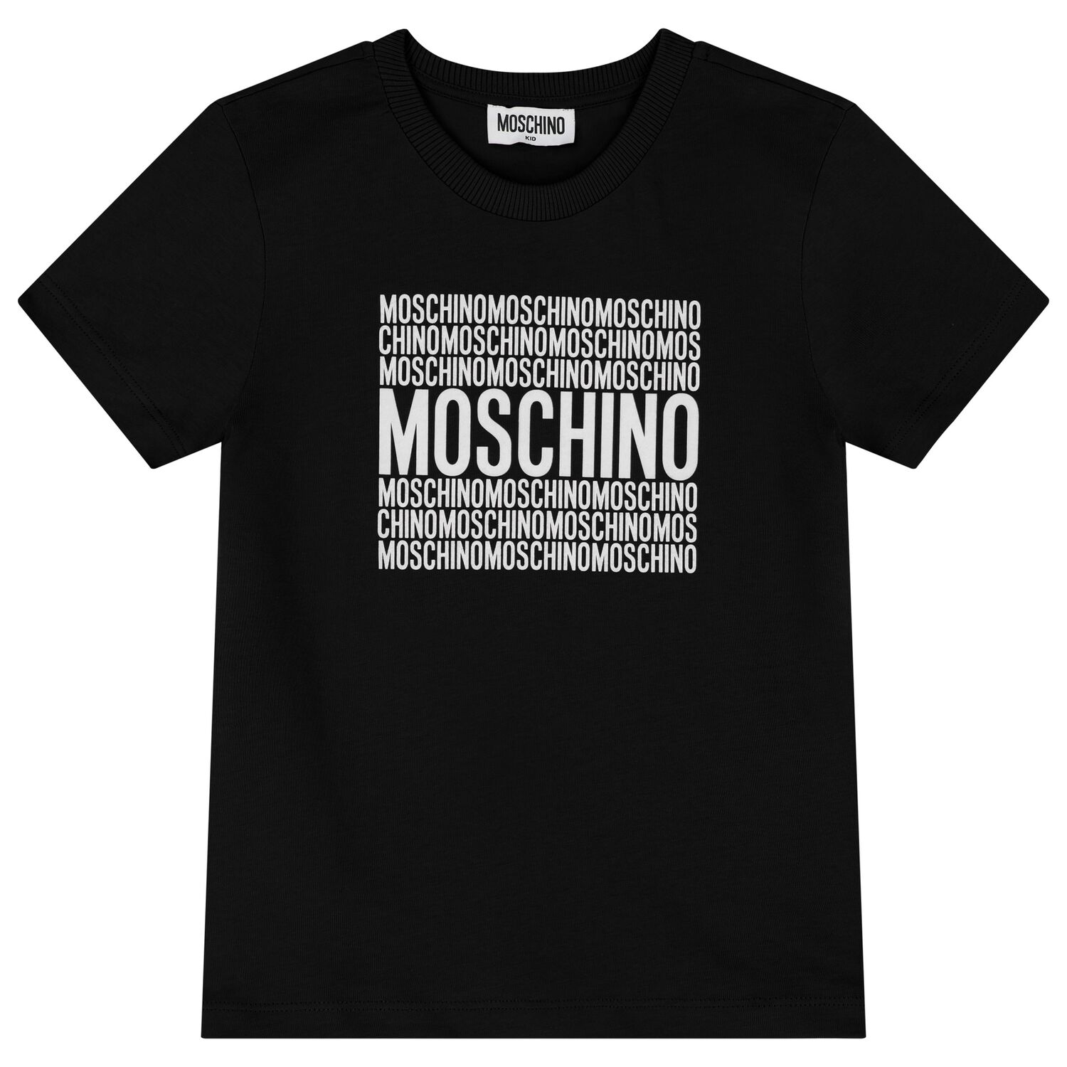 تي شيرت بالشعار باللون الأسود, 3, hi-res image number null