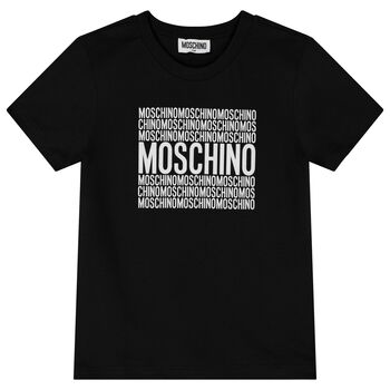 Moschino Black Logo T-Shirt, 3 Black Logo T-Shirt