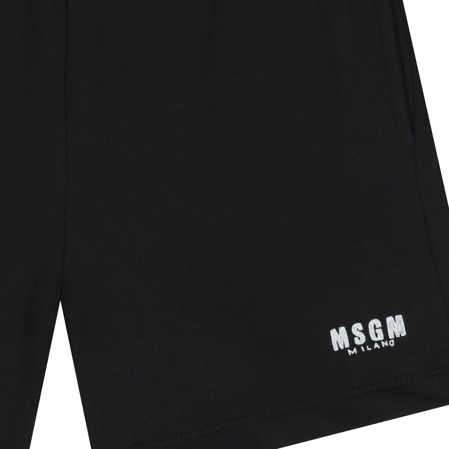 Black Logo Shorts, 3, hi-res