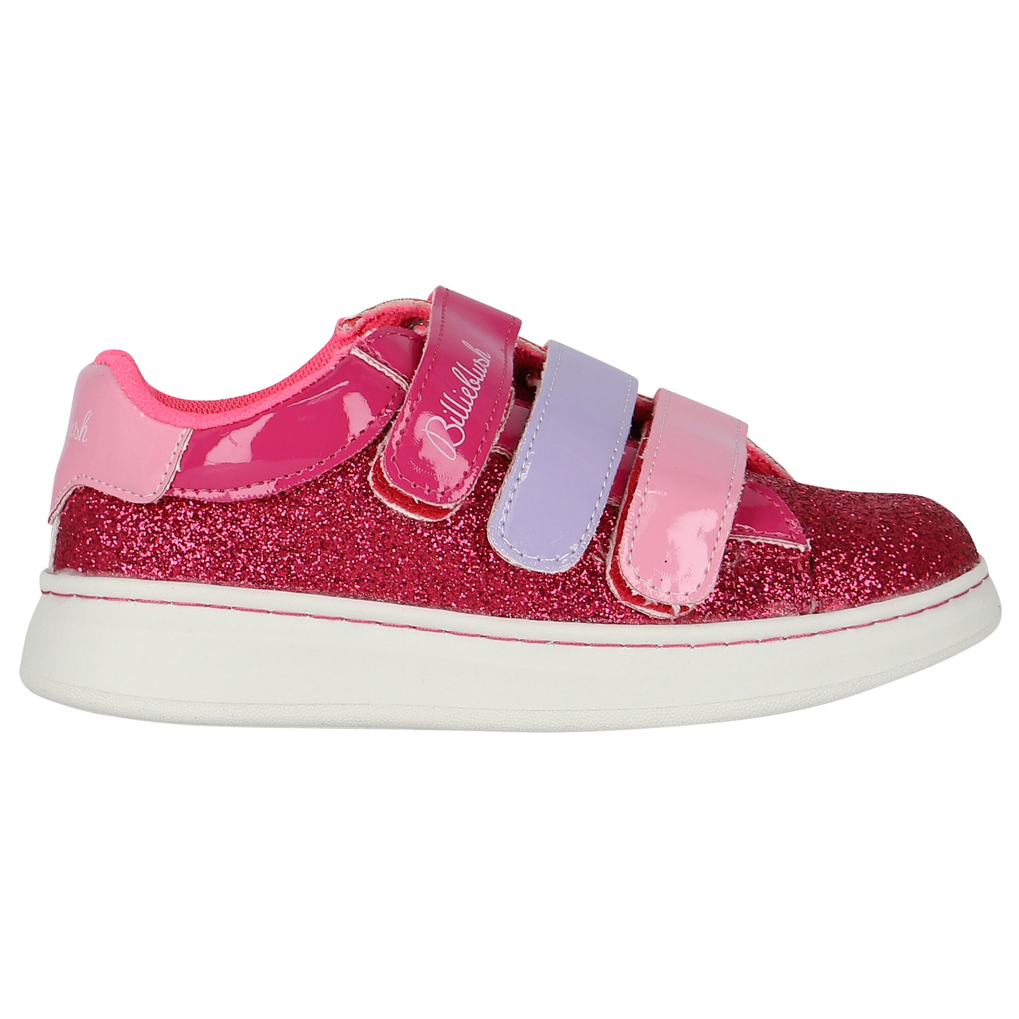 Girls pink hotsell glitter trainers