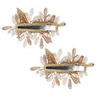 Girls Gold Lily Rose Hair Clip, 4, hi-res