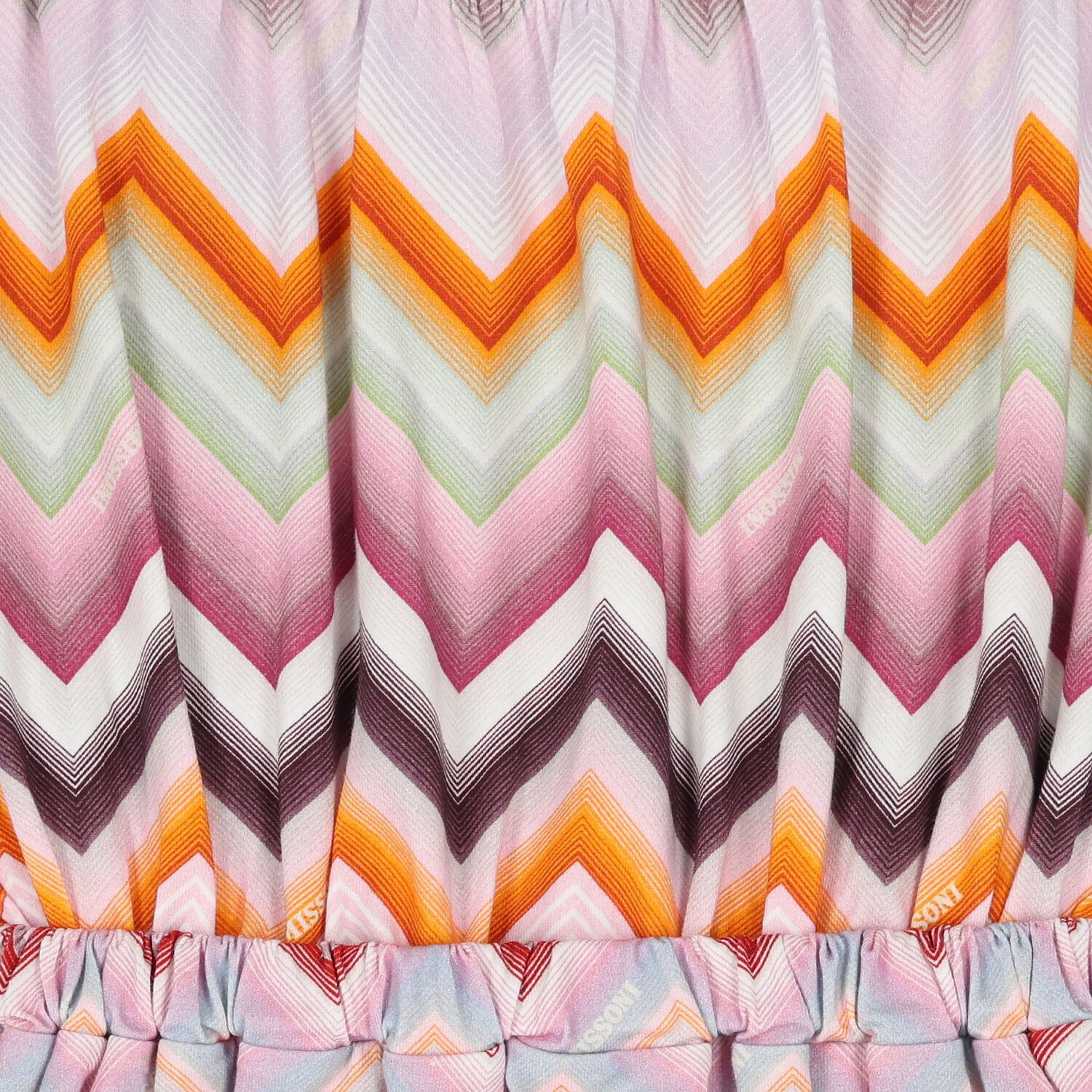 Girls Multi-Coloured Zig Zag Dress, 1, hi-res
