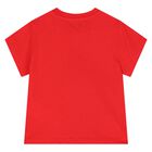 Younger Red Teddy Bear Logo T-Shirt, 5, hi-res