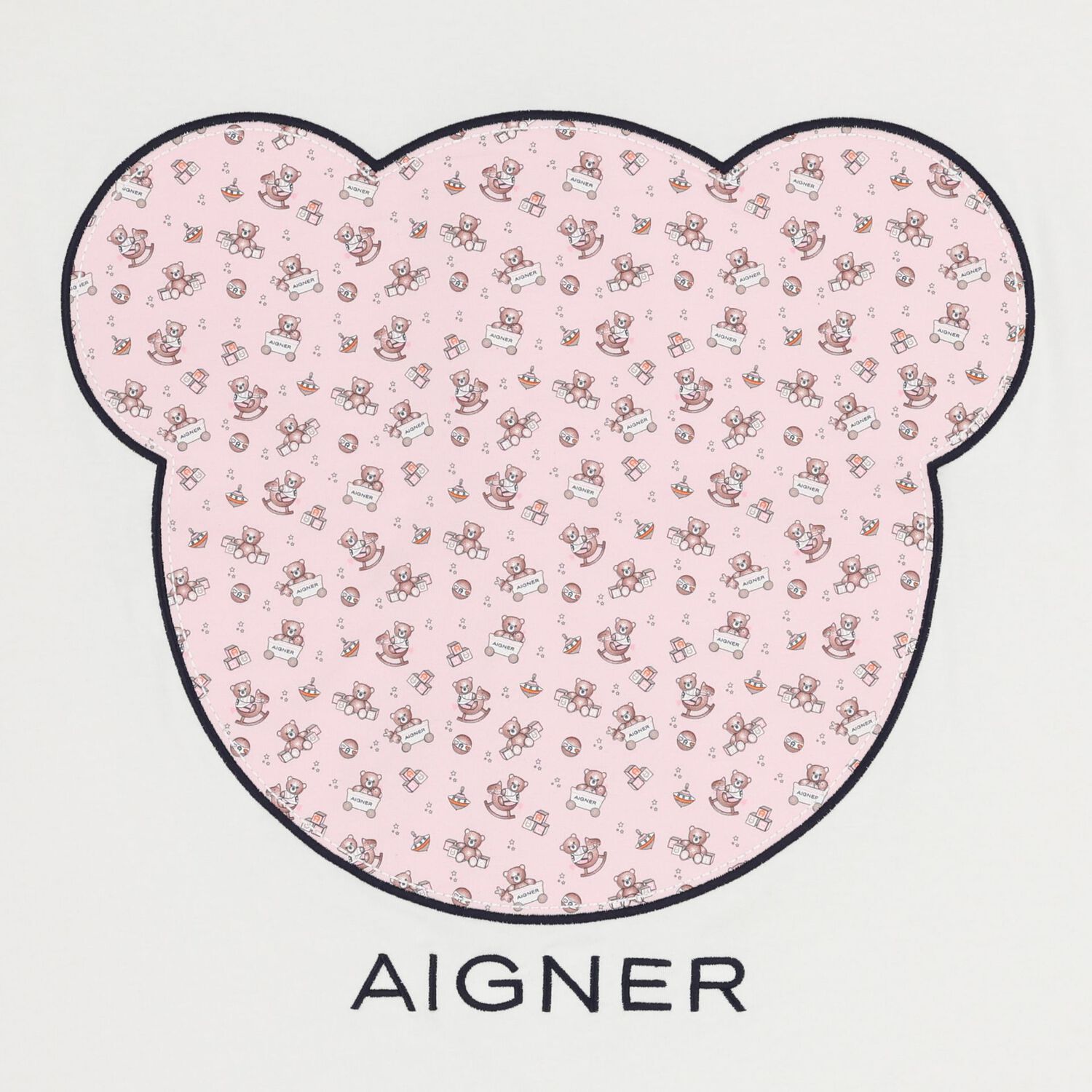 Baby Girls White & Pink Teddy Bear Blanket, 3, hi-res