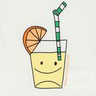 Younger Girls Ivory Lemonade T-Shirt, 1, hi-res