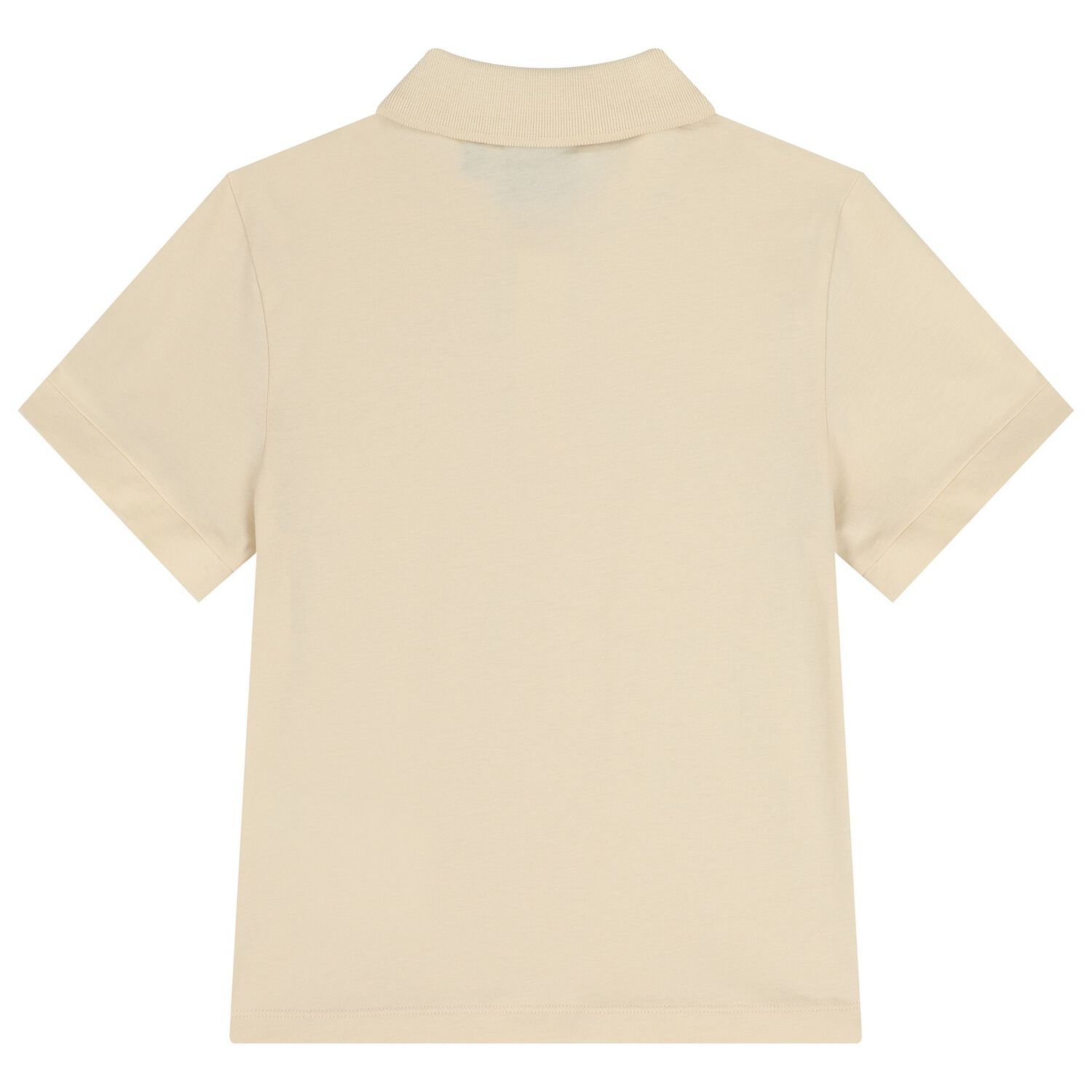 Boys Beige Logo Polo Shirt, 5, hi-res