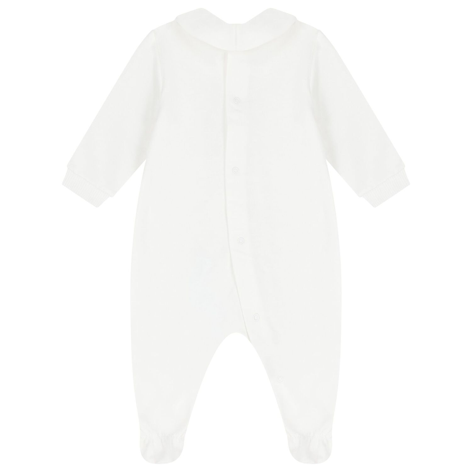 White Teddy Bear Logo Babygrow Gift Set, 1, hi-res image number null