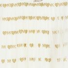 طقم بنات فستان شبكي باللون العاجي, 1, hi-res